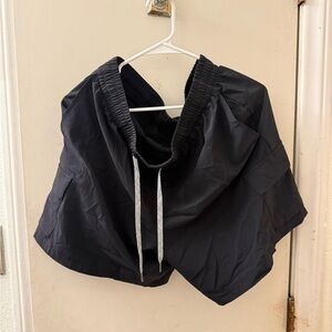 All in Motion Black Hooded Cape